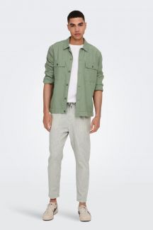 Leinenhemd ONLY & SONS 22019758-Swamp