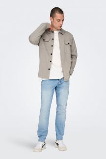 Hemdjacken ONLY & SONS 22021279-Vintage-Khaki