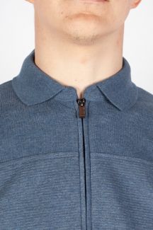 Strickjacke MCL 39672-INDIGO-MELANJ