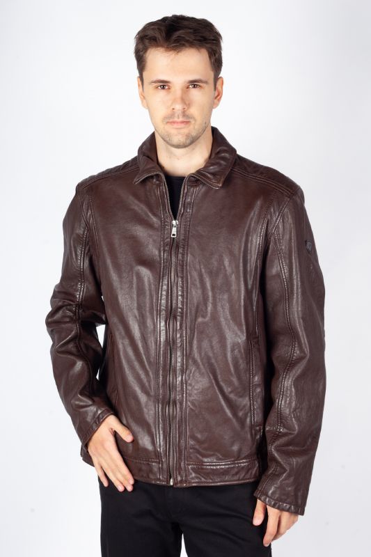 Lederjacke MAURITIUS 1201-0687-chestnut
