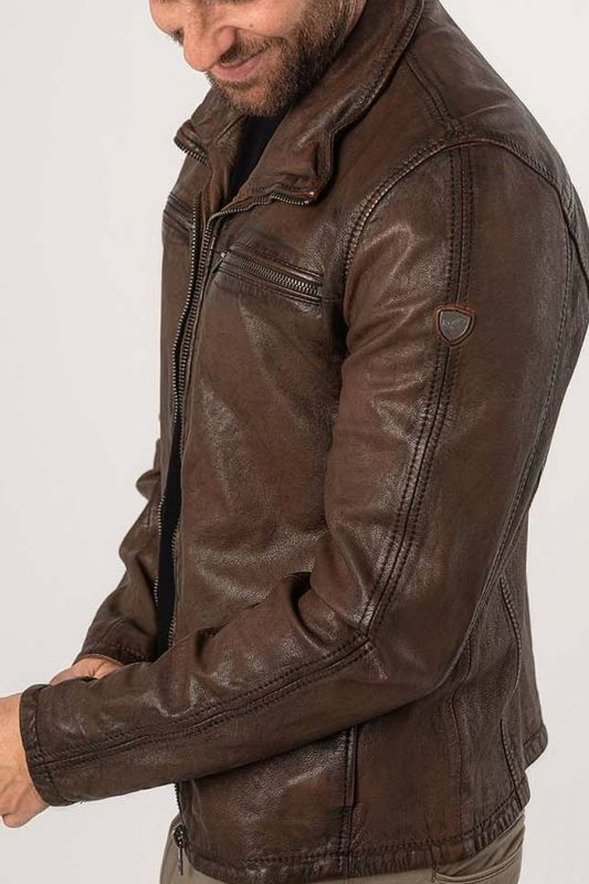 Lederjacke MAURITIUS 1201-0729-antique-cogna