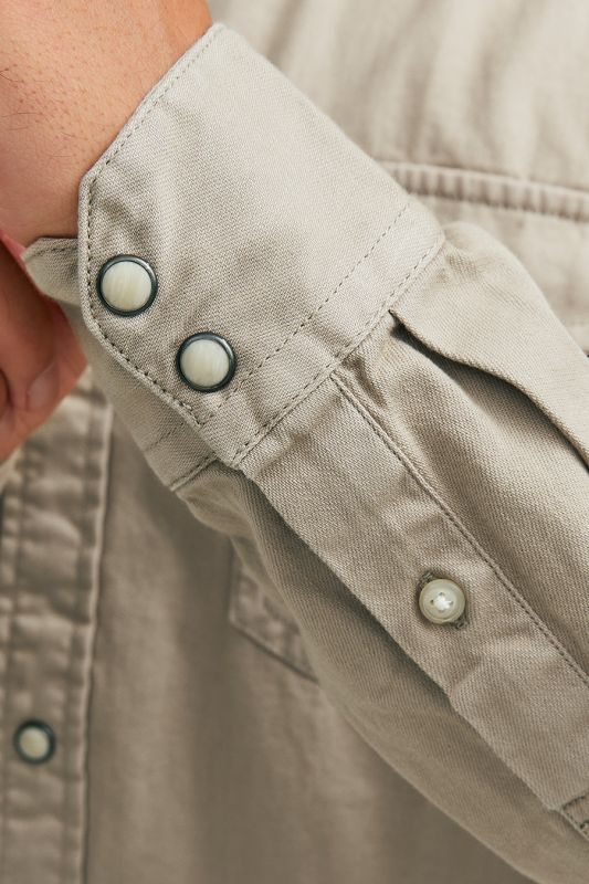 Jeanshemd JACK & JONES 12138115-Crockery