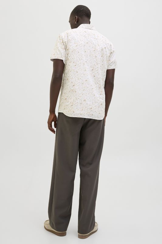 Leinenhemd JACK & JONES 12274951-Cloud-Dancer