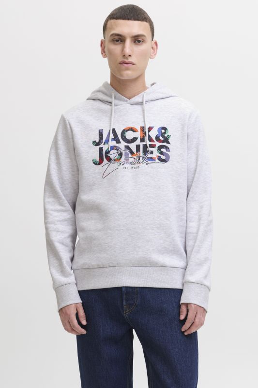 Sweatshirt JACK & JONES 12279119-White-Melange