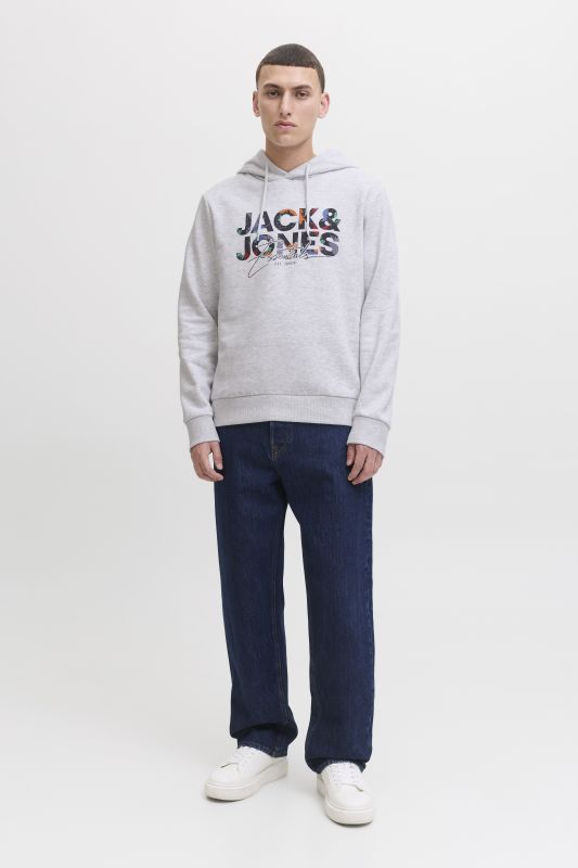 Sweatshirt JACK & JONES 12279119-White-Melange