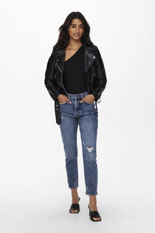 Lederjacke ONLY 15232135-Black