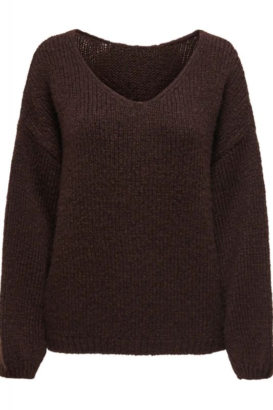 Strickpullover JACQUELINE DE YONG 15334709-Chocolate-Tor
