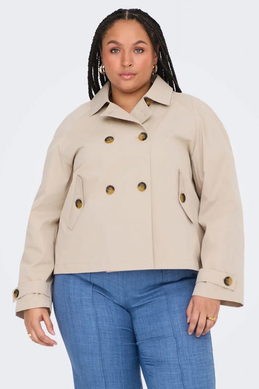 Jacke ONLY CARMAKOMA 15344178-Oxford-Tan