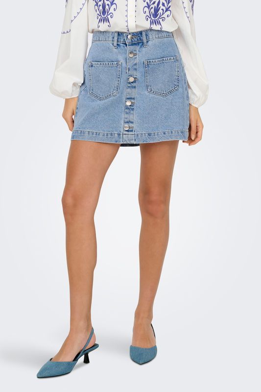 Jeansröcke ONLY 15349035-Light-Blue