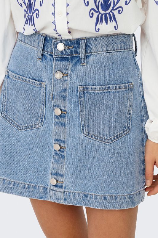 Jeansröcke ONLY 15349035-Light-Blue