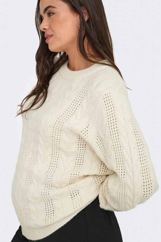 Strickpullover ONLY CARMAKOMA 15358155-Whitecap-Gray
