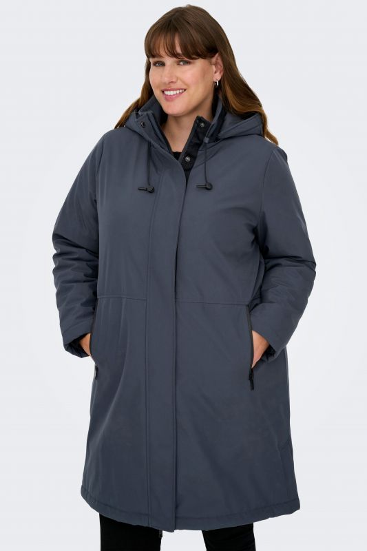 Winterjacke ONLY CARMAKOMA 15361979-Ombre-Blue