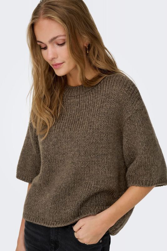 Strickpullover JACQUELINE DE YONG 15367237-Shitake