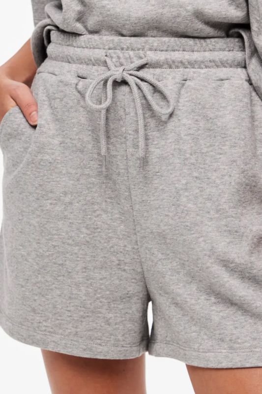 Stoff shorts PIECES 17118868-Light-Grey