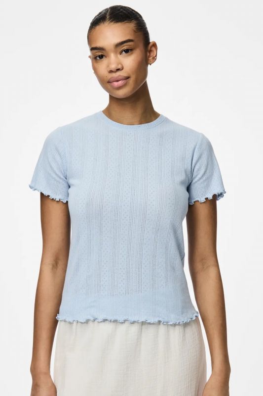 T-Shirt PIECES 17152053-Cashmere-Blue