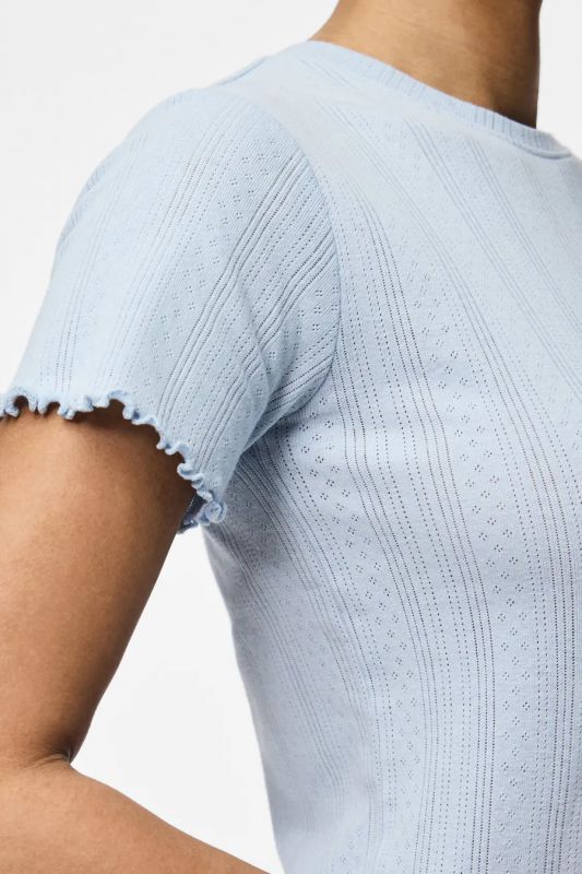 T-Shirt PIECES 17152053-Cashmere-Blue
