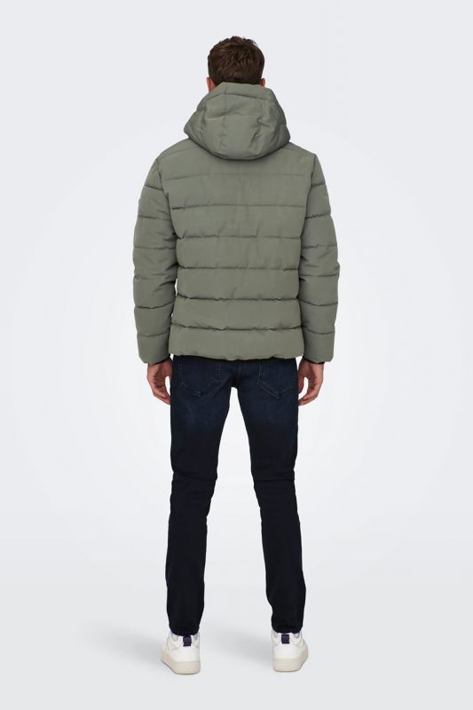 Winterjacke ONLY & SONS 22019598-Castor-Gray