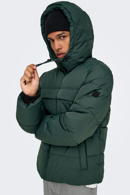 Winterjacke ONLY & SONS 22029661-Darkest-Spruc