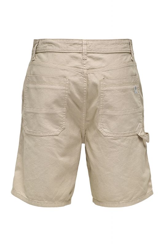 Stoff Shorts ONLY & SONS 22030223-Chinchilla