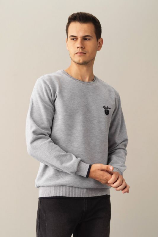 Strickpullover MCL 27643-GRI-MELANJ