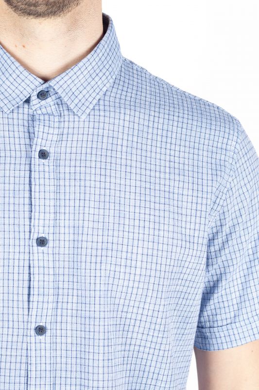 Karohemd MCL 32751-MAVI-LACIVERT