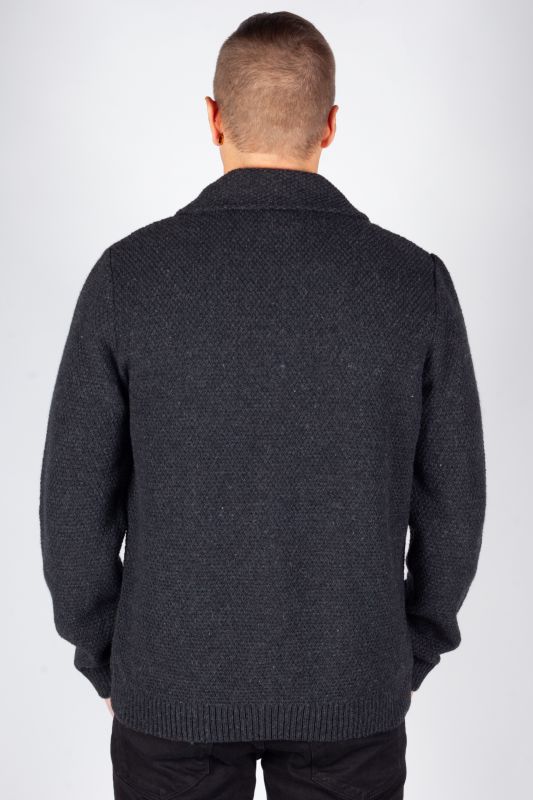 Strickjacke MCL 33614-SIYAH-MELANJ