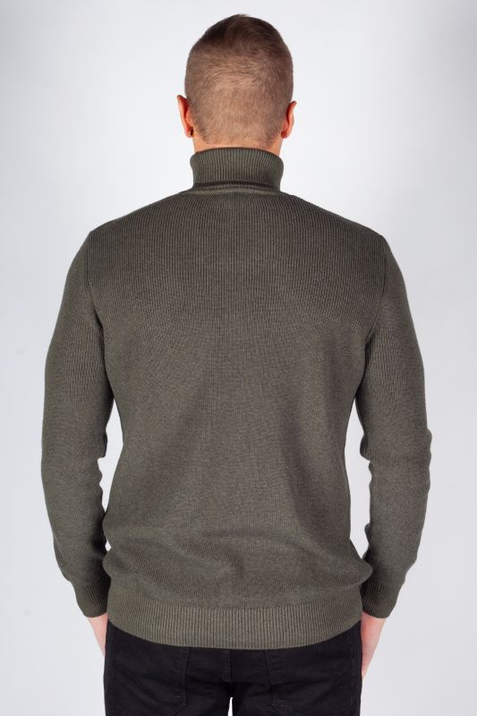 Rollkragenpullover MCL 33811-HAKI-MELANJ