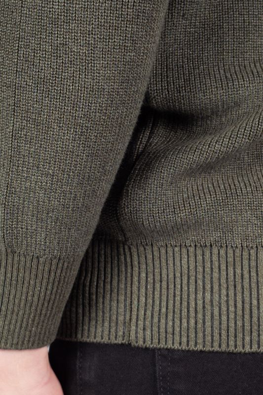 Rollkragenpullover MCL 33811-HAKI-MELANJ