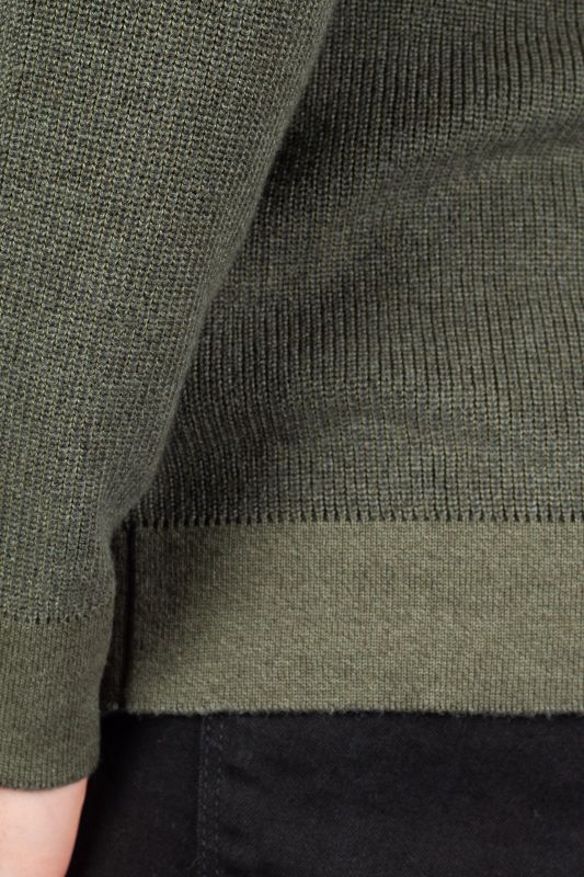 Strickpullover MCL 33812-HAKI-MELANJ