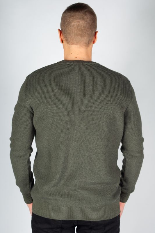 Strickpullover MCL 33813-HAKI-MELANJ