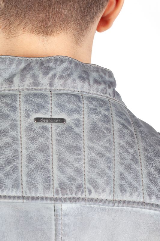 Lederjacke DEERCRAFT 3701-0151-grey
