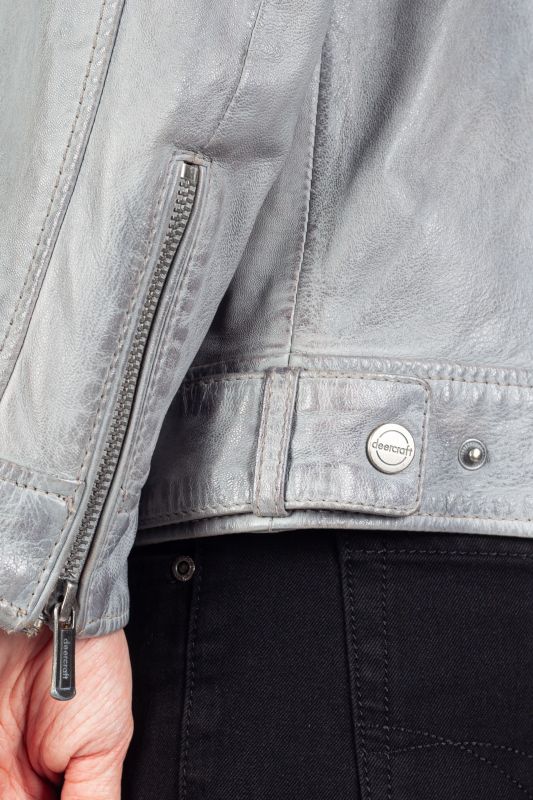 Lederjacke DEERCRAFT 3701-0151-grey