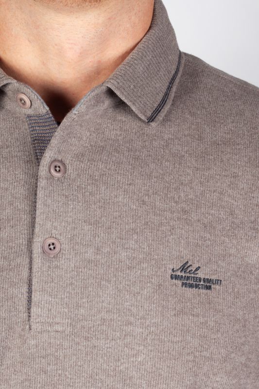 Poloshirts MCL 39848-KAHVE-MELANJ