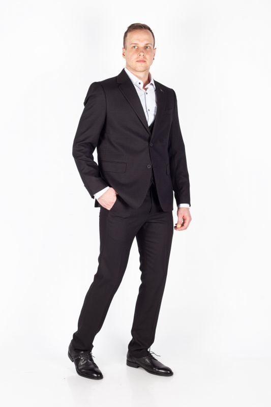 Anzugweste FRAPPOLI 6211-VENUS-SIYAH-VEST