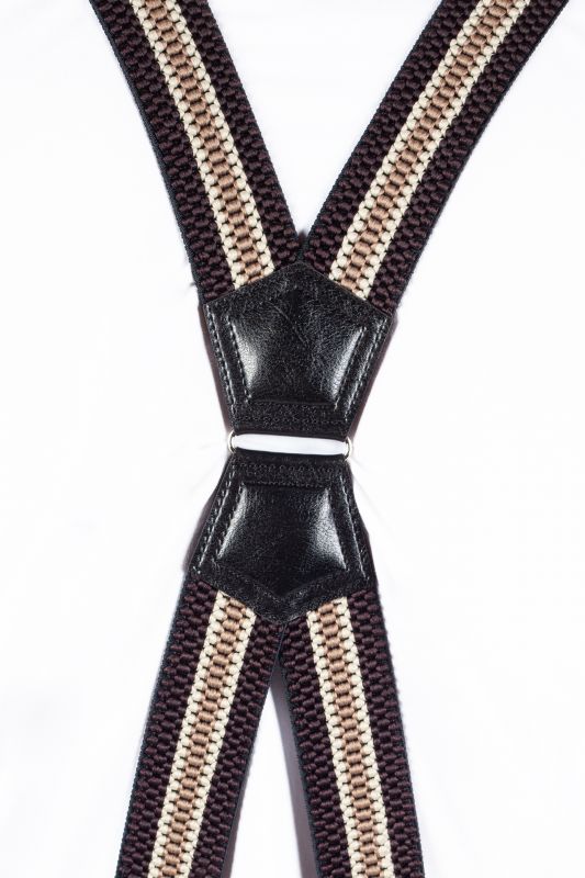 Hosenträger X JEANS DMAX40-MIX-BROWN-BROWN