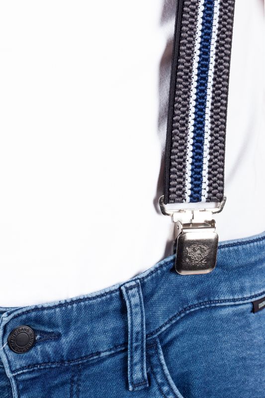 Hosenträger X JEANS DMAX40-MIX-GRAY-BLUE