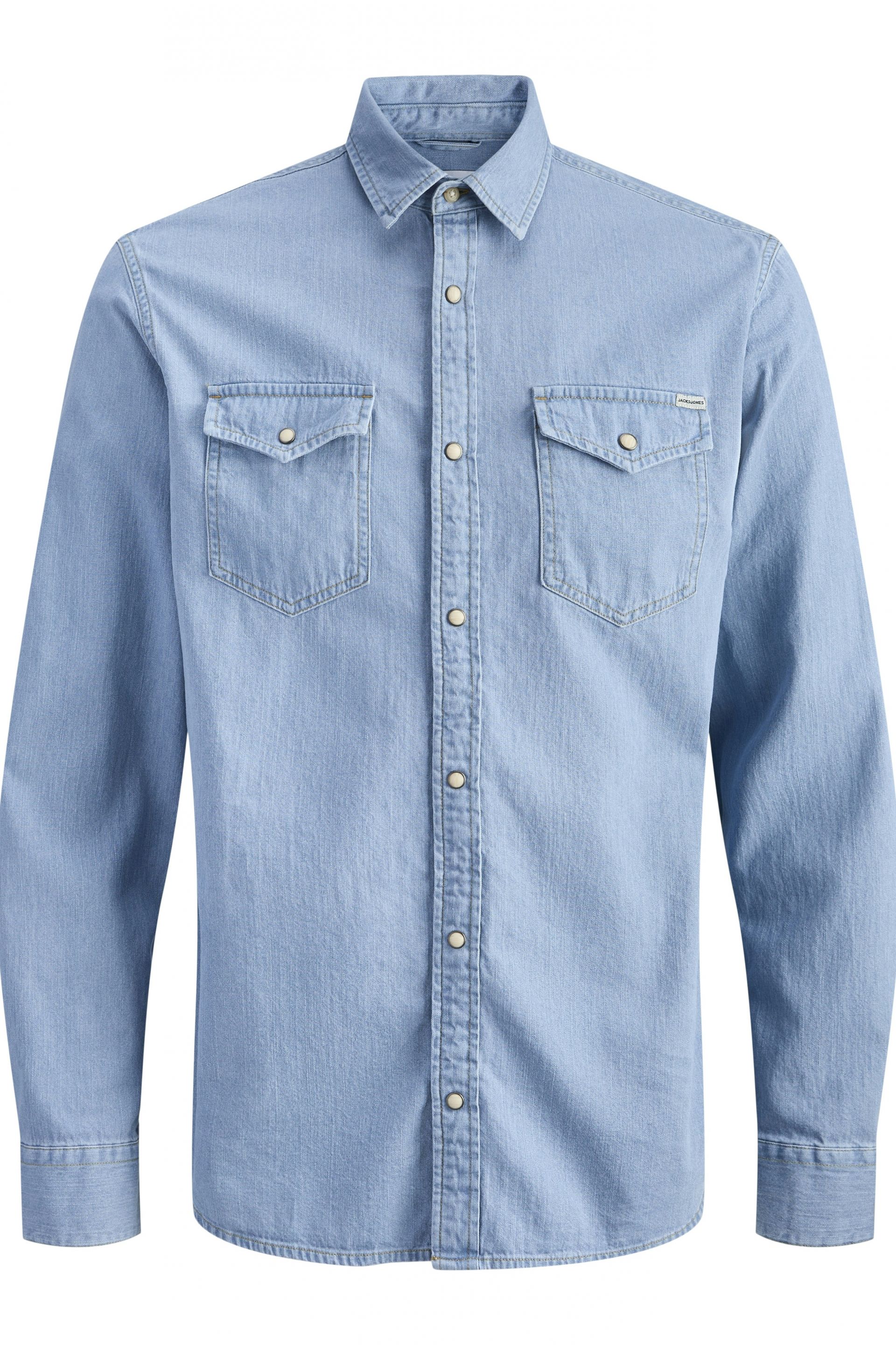 Teksasärgid JACK & JONES 12138115-Light-Blue