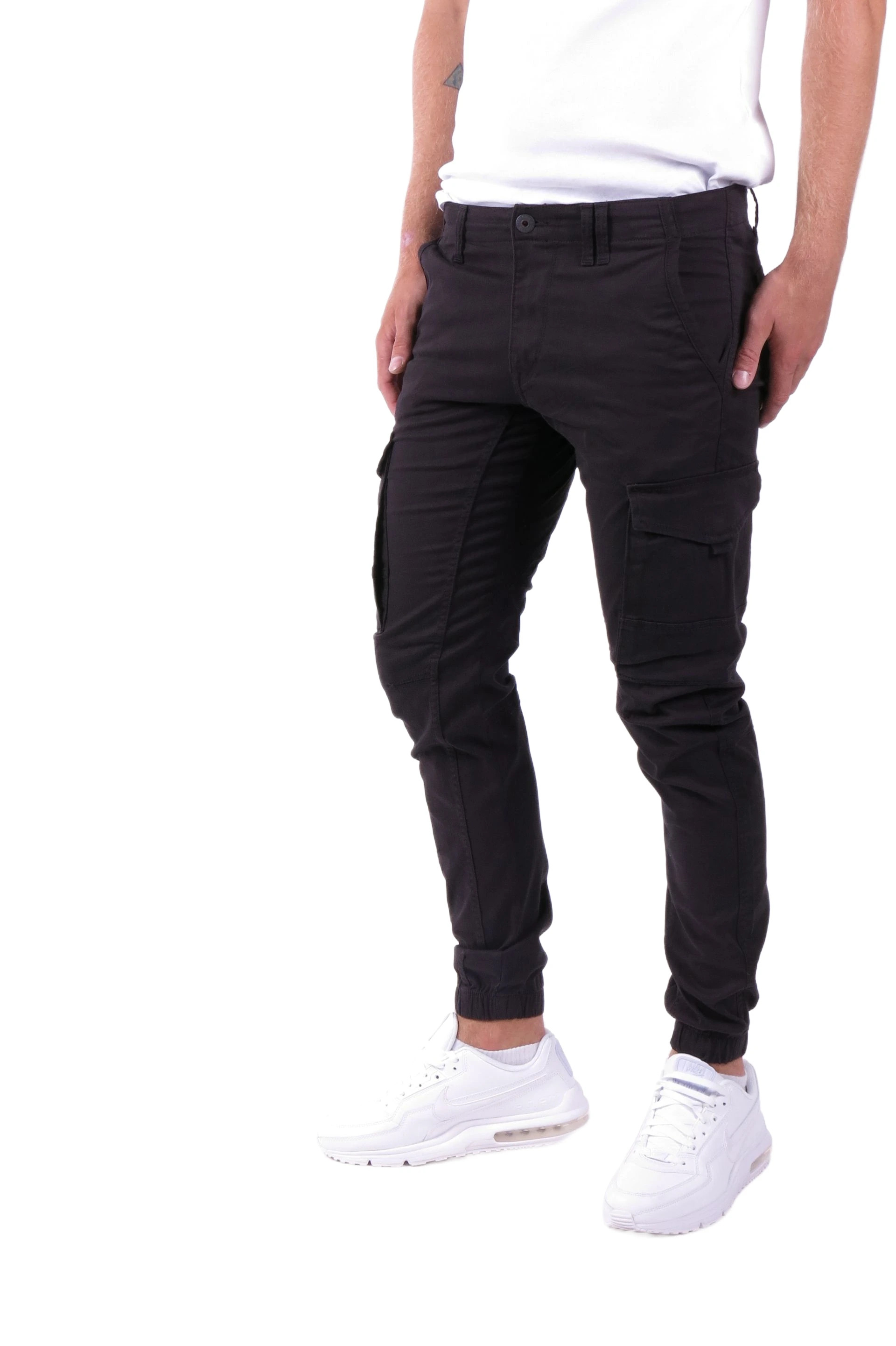 Cargo püksid JACK & JONES 12139912-Black