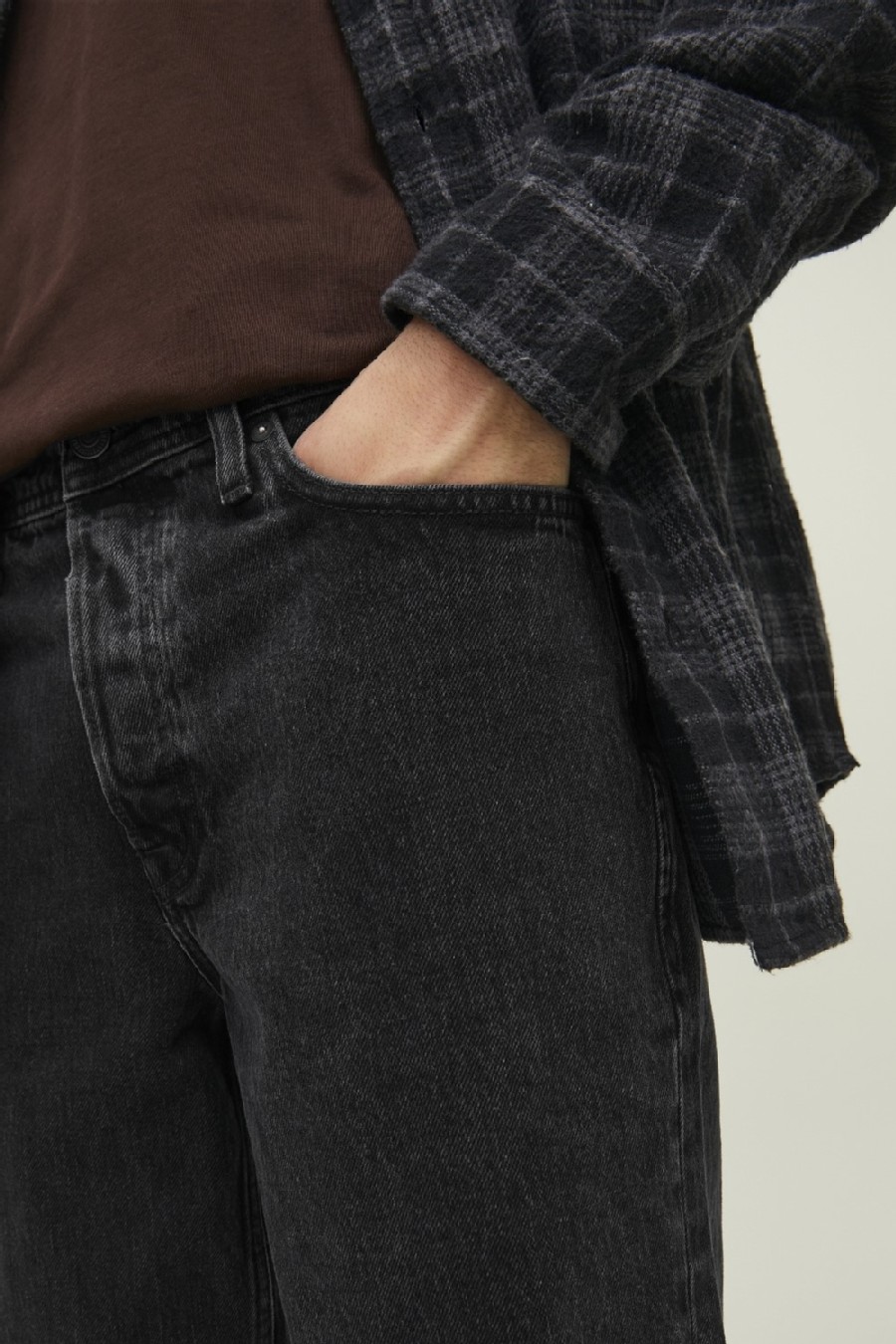 Teksapüksid JACK & JONES 12216879-Black