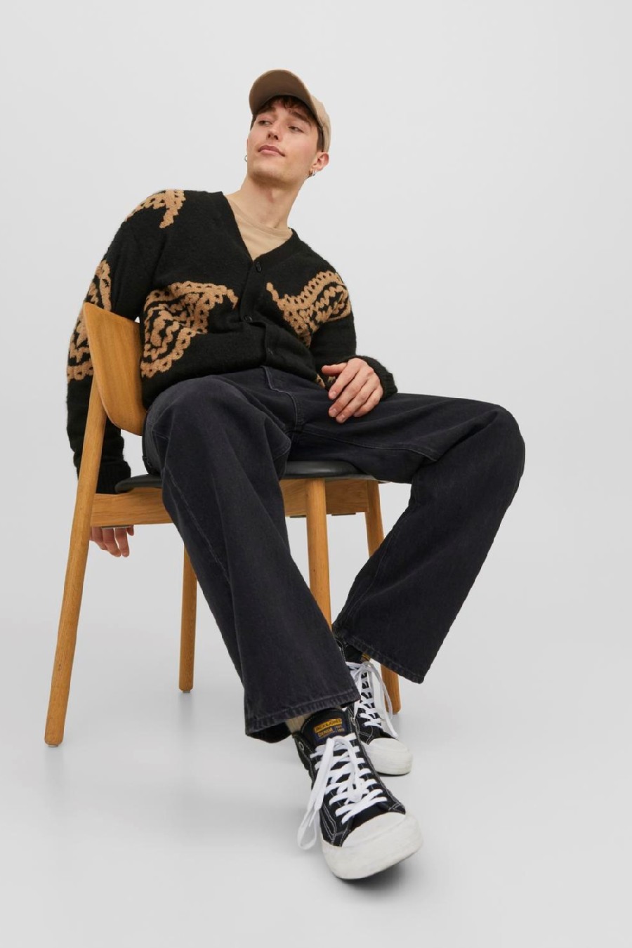 Teksapüksid JACK & JONES 12236089-Black