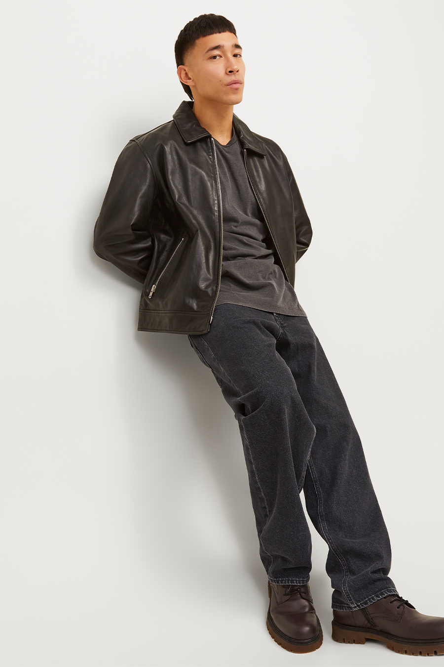 Teksapüksid JACK & JONES 12252764-Black