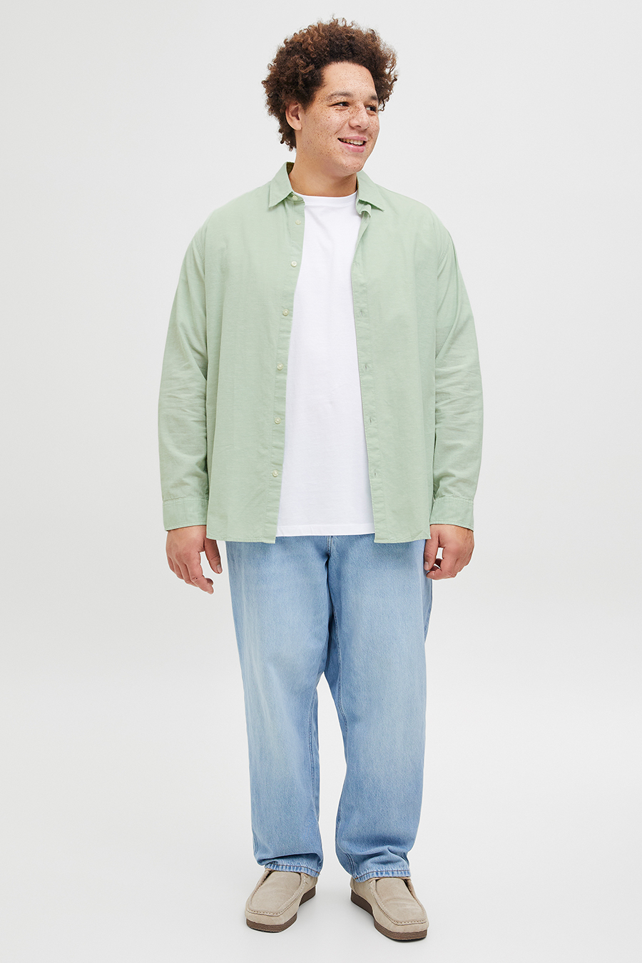Linased särgid JACK & JONES 12269089-Iceberg-Green