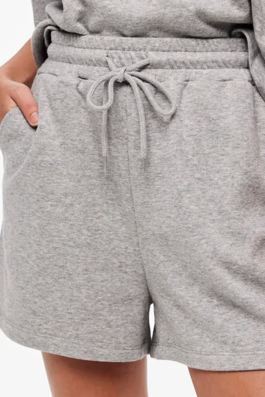 Riidest šortsid PIECES 17118868-Light-Grey