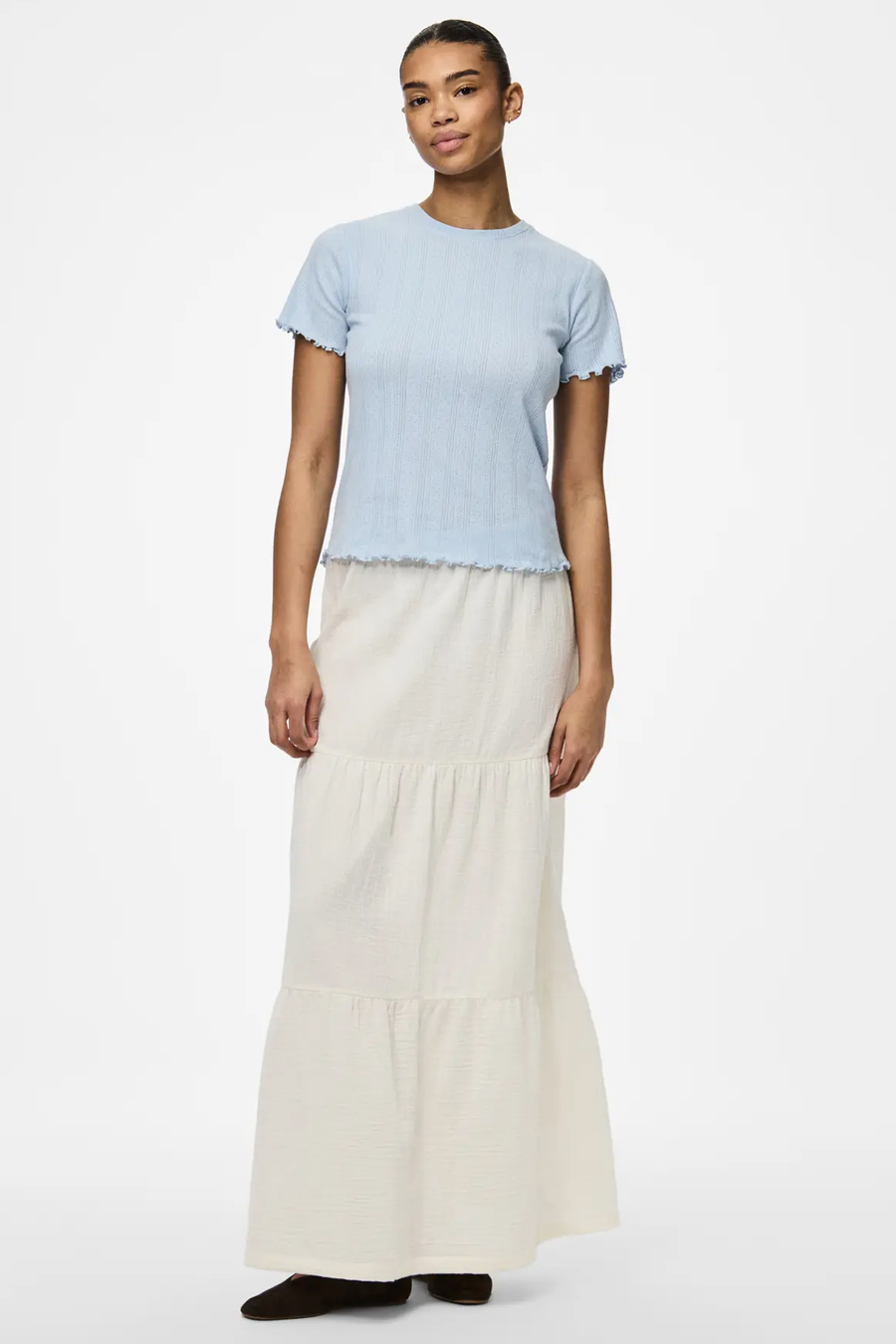 T-särgid PIECES 17152053-Cashmere-Blue