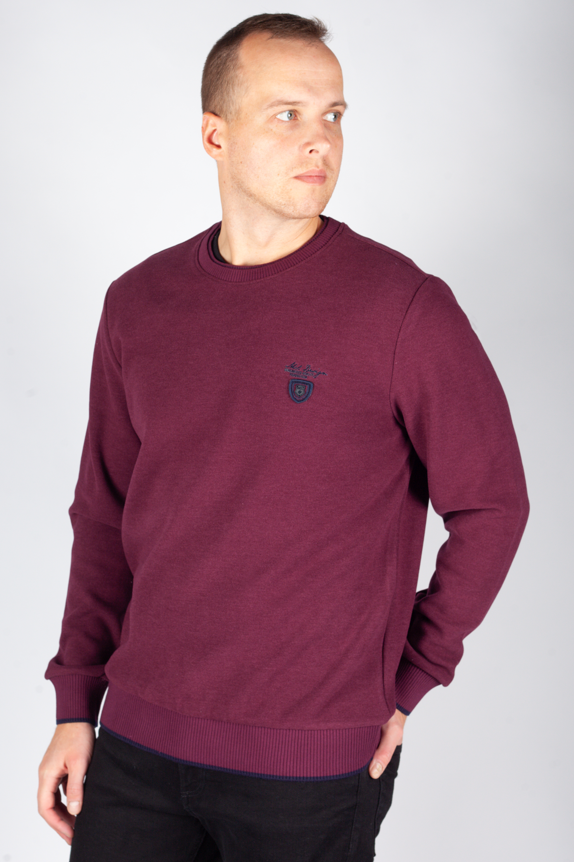 Džemprid MCL 27643-BORDO-MELANJ