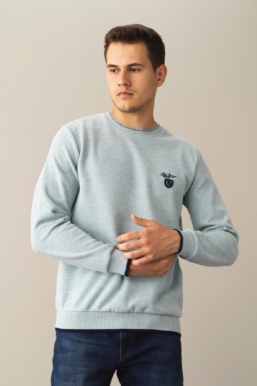 Džemprid MCL 27643-MINT-MELANJ