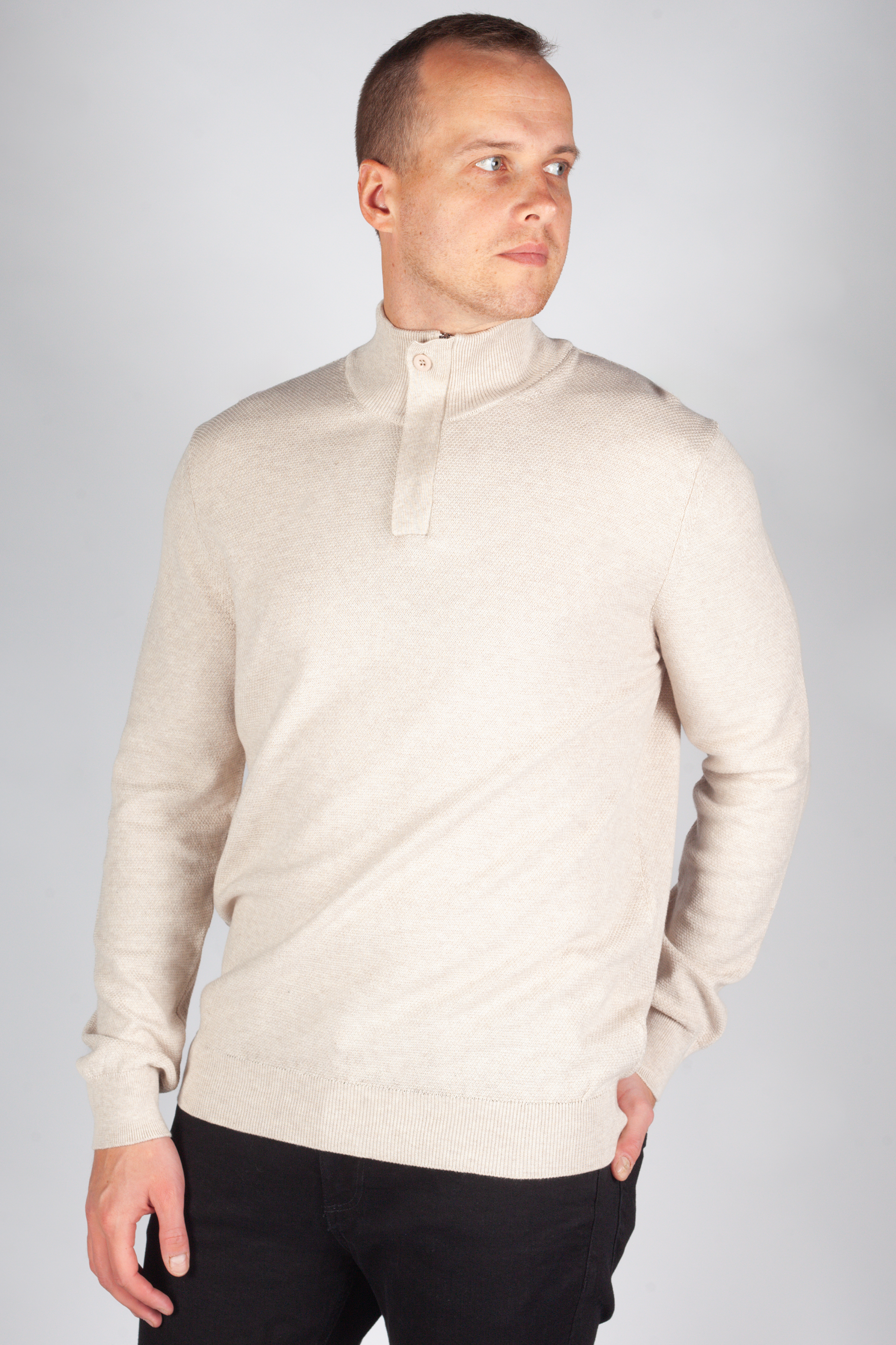 Džemprid MCL 33570-BEJ-MELANJ