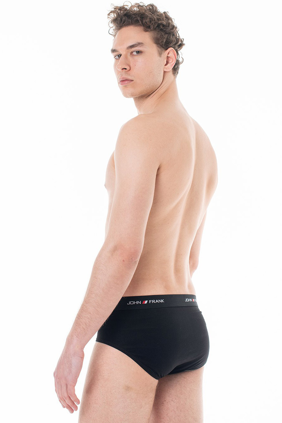 Aluspüksid JOHN FRANK JFBRIEF01-BLACK