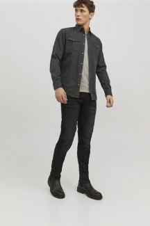 Teksasärgid JACK & JONES 12138115-Black