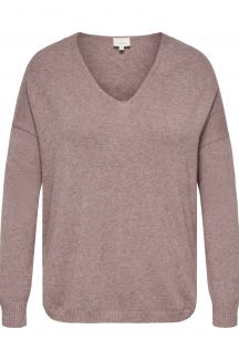 Džemprid ONLY CARMAKOMA 15267202-Rose-Brown